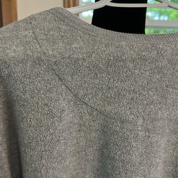 Gray fleece cardigan - Picture 4 of 5